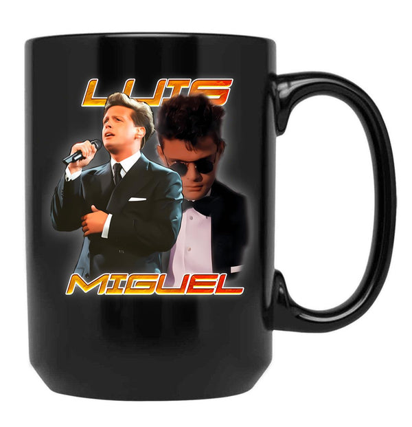 Luis Miguel Bootleg Black Coffee Mug, Gift Coffee Mug