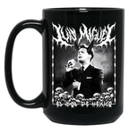 Luis Miguel El Sol De Mxico Metal Dark Lettering Design Black Coffee Mug, Gift Coffee Mug