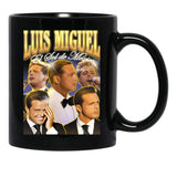 Luis Miguel El Sol De Mxico Vintage Retro Design Black Coffee Mug, Gift Coffee Mug - Black