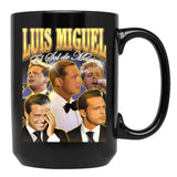 Luis Miguel El Sol De Mxico Vintage Retro Design Black Coffee Mug, Gift Coffee Mug