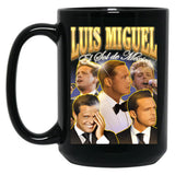 Luis Miguel El Sol De Mxico Vintage Retro Design Black Coffee Mug, Gift Coffee Mug