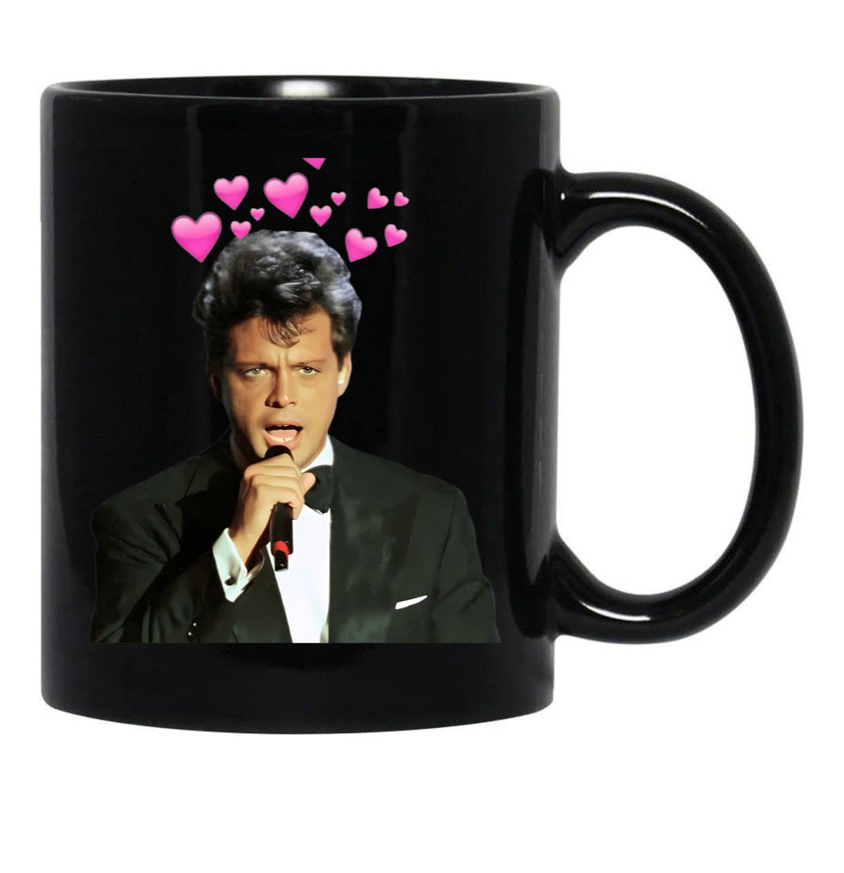 Luis Miguel Luismi Black Coffee Mug, Gift Coffee Mug - Black