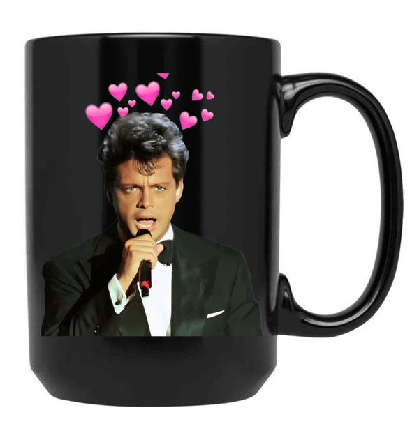 Luis Miguel Luismi Black Coffee Mug, Gift Coffee Mug