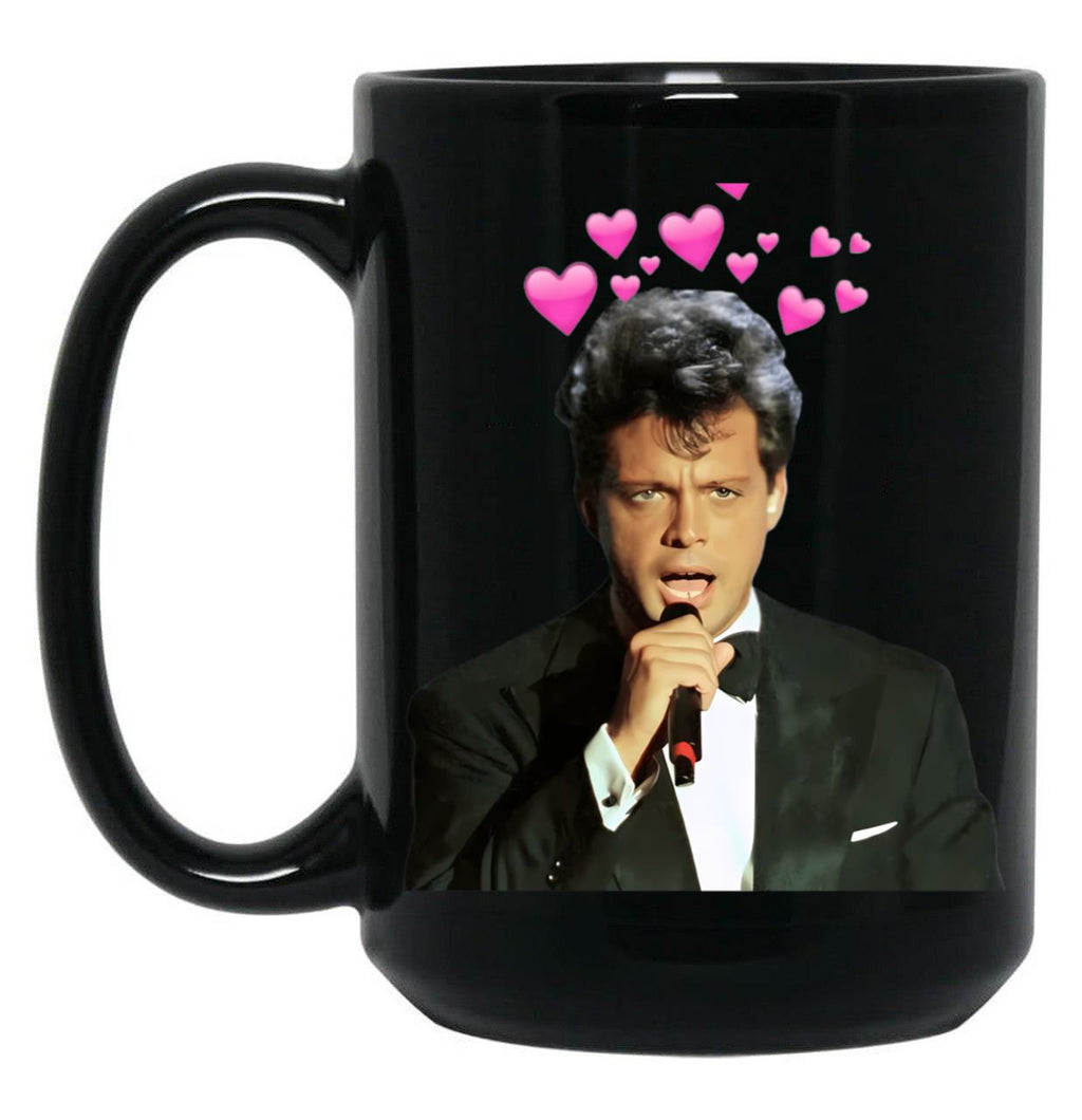 Luis Miguel Luismi Black Coffee Mug, Gift Coffee Mug