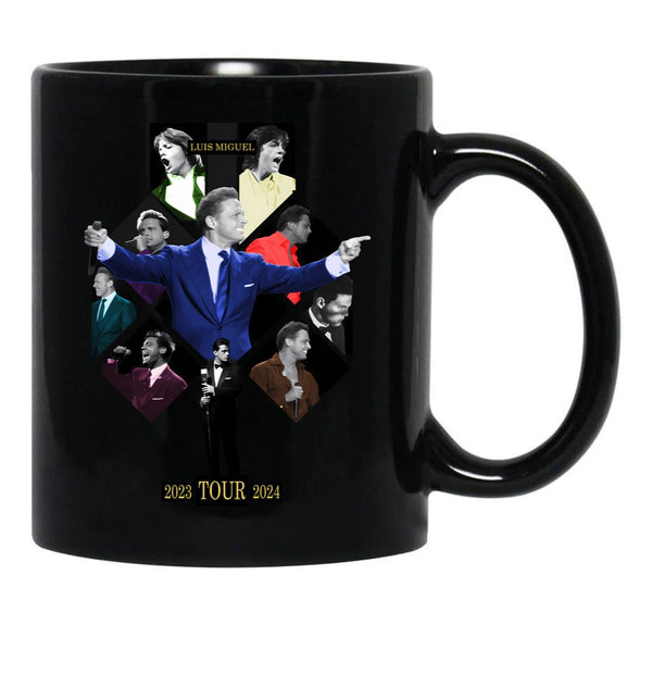 Luis Miguel New Design Black Coffee Mug, Gift Coffee Mug - Black