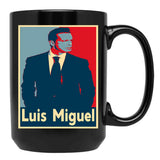 Luis Miguel Relaxed Fit Black Coffee Mug, Gift Coffee Mug