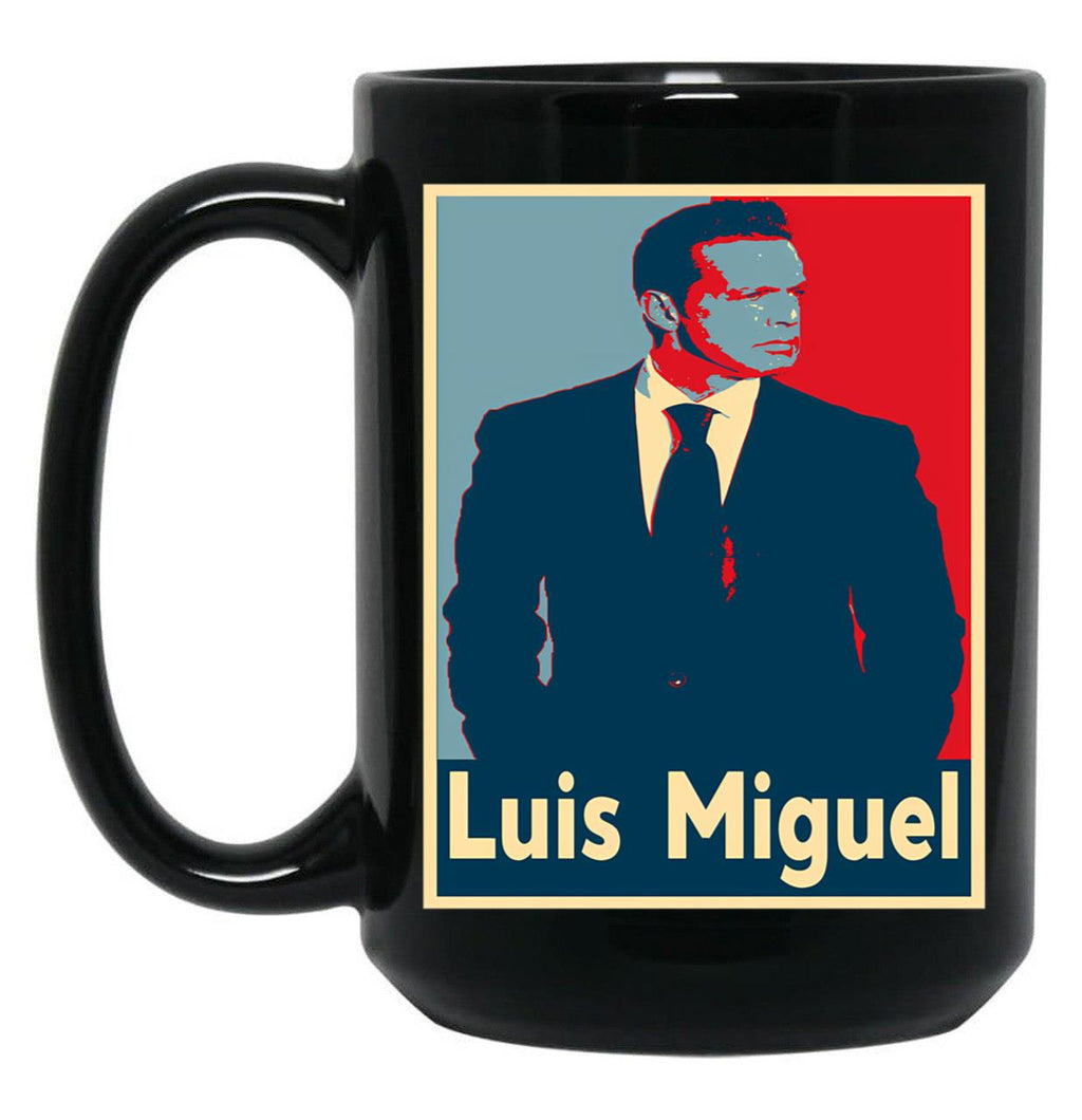 Luis Miguel Relaxed Fit Black Coffee Mug, Gift Coffee Mug