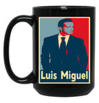 Luis Miguel Relaxed Fit Black Coffee Mug, Gift Coffee Mug