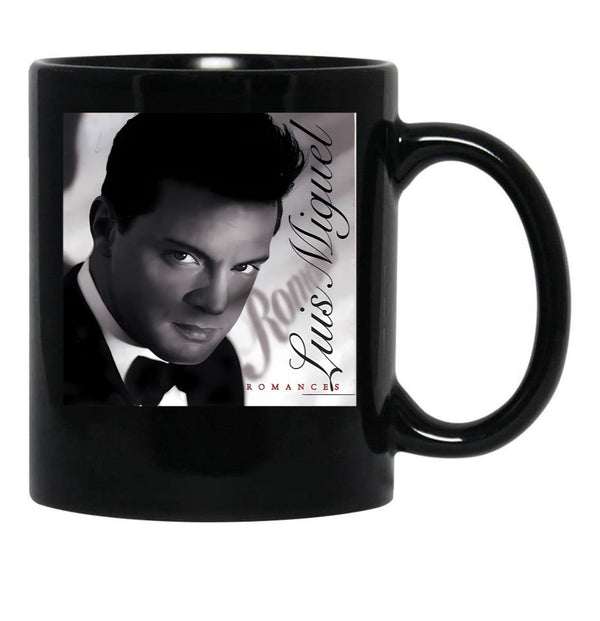 Luis Miguel Romances Black Coffee Mug, Gift Coffee Mug - Black