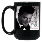 Luis Miguel Romances Black Coffee Mug, Gift Coffee Mug