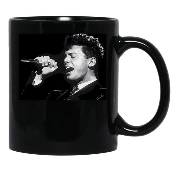 Luis Miguel Singing Black Coffee Mug, Gift Coffee Mug - Black