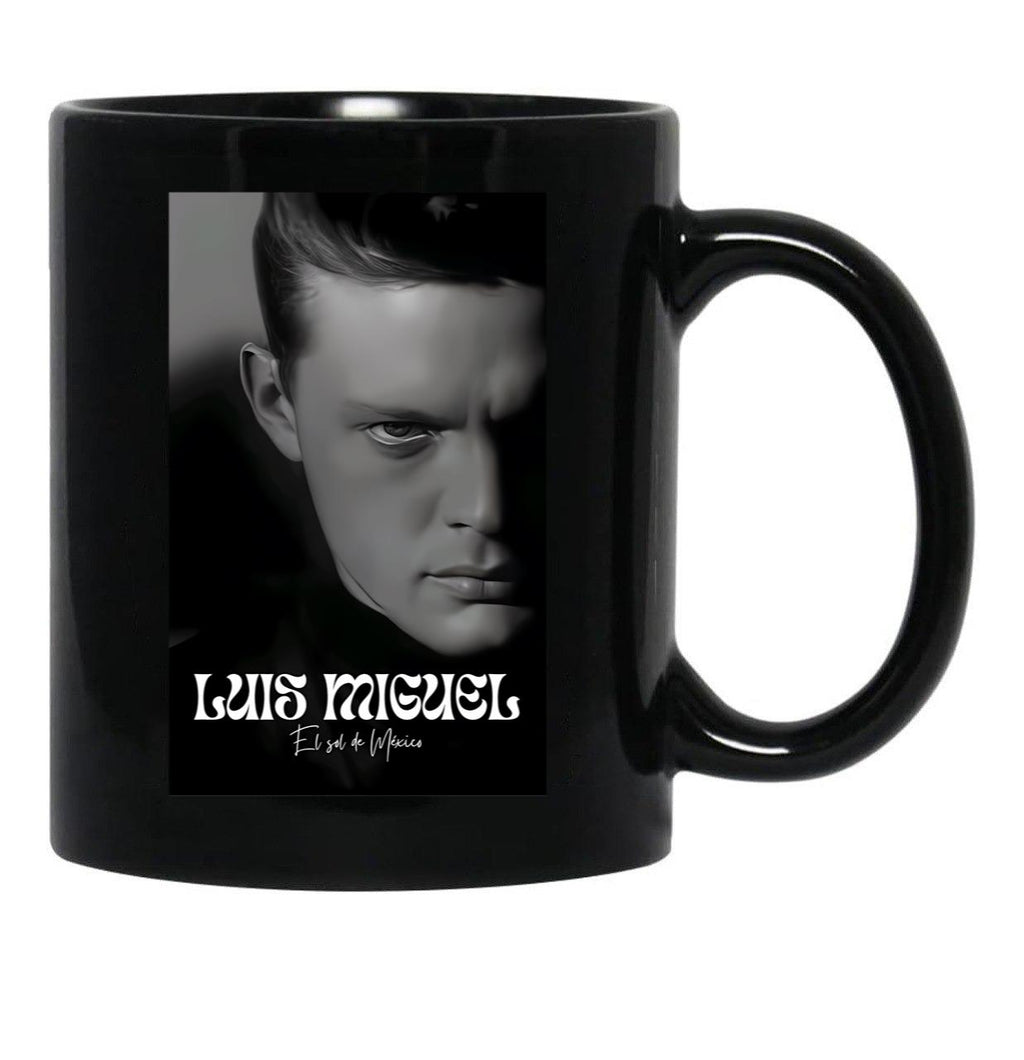 Luis Miguel (11) Black Coffee Mug, Gift Coffee Mug - Black