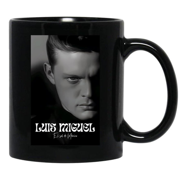 Luis Miguel (11) Black Coffee Mug, Gift Coffee Mug - Black