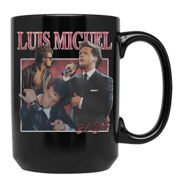 Luis Miguel (1) Black Coffee Mug, Gift Coffee Mug