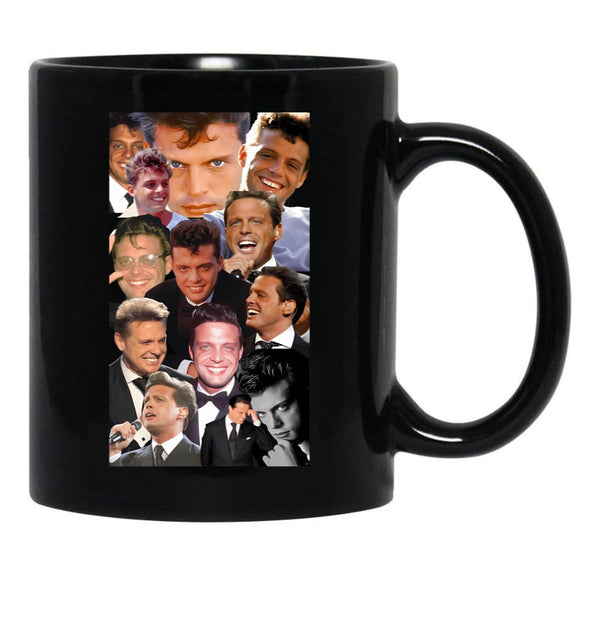 Luis Miguel (2) Black Coffee Mug, Gift Coffee Mug - Black