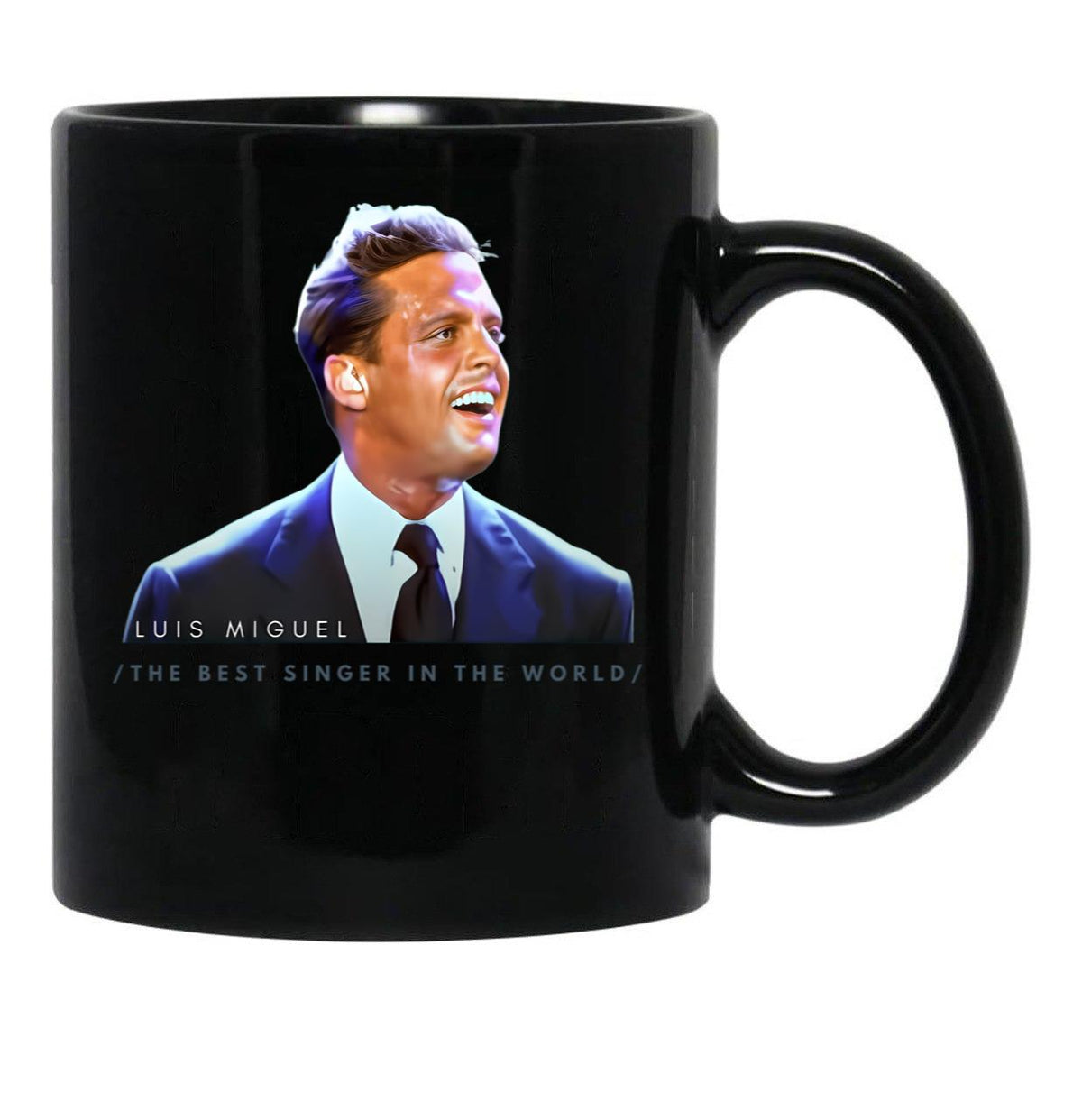 Luis Miguel Black Coffee Mug, Gift Coffee Mug - Black