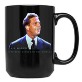 Luis Miguel Black Coffee Mug, Gift Coffee Mug