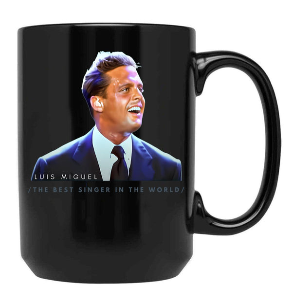 Luis Miguel Black Coffee Mug, Gift Coffee Mug