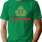 Luxury Cruises-Cunard T-Shirt for Men & Women, T-Shirts Graphic Tee - Green