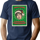 Macca Christmas T-Shirt for Men & Women, T-Shirts Graphic Tee - Navy