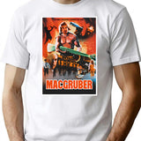 Macgruber T-Shirt for Men & Women, T-Shirts Graphic Tee - White