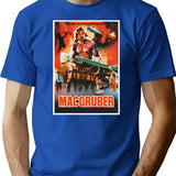 Macgruber T-Shirt for Men & Women, T-Shirts Graphic Tee - Blue