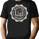 Macgyver University Premium Heavyweight Cotton T-Shirt - Black