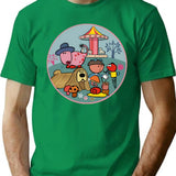 Magical Roundabouts T-Shirt for Men & Women, T-Shirts Graphic Tee - Green