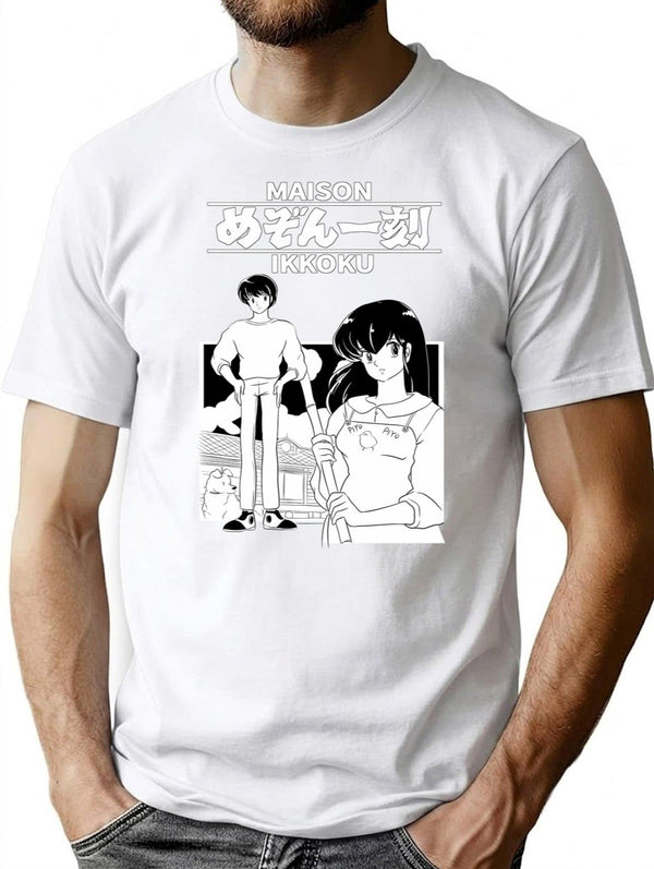 Maison Ikkoku T-Shirt for Men & Women, T-Shirts Graphic Tee - White