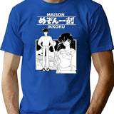 Maison Ikkoku T-Shirt for Men & Women, T-Shirts Graphic Tee - Blue