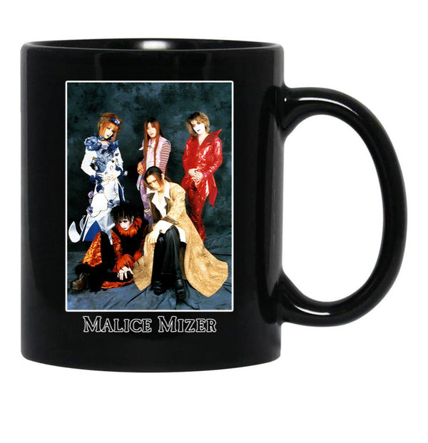 Malice Mizer Au Revoir J Rock Visual Kei Japanese Band Black Coffee Mug, Gift Coffee Mug - Black