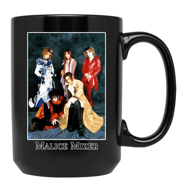 Malice Mizer Au Revoir J Rock Visual Kei Japanese Band Black Coffee Mug, Gift Coffee Mug