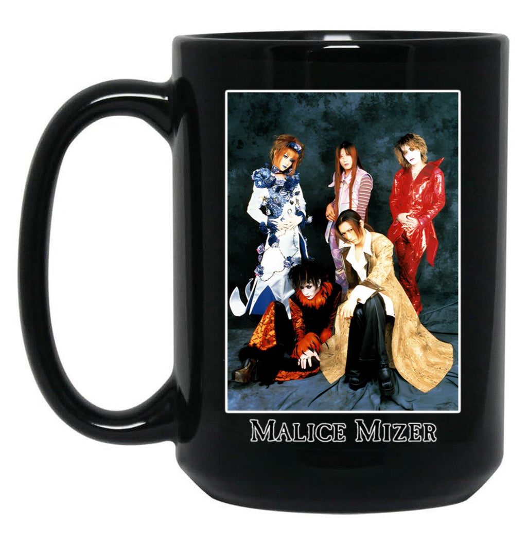 Malice Mizer Au Revoir J Rock Visual Kei Japanese Band Black Coffee Mug, Gift Coffee Mug