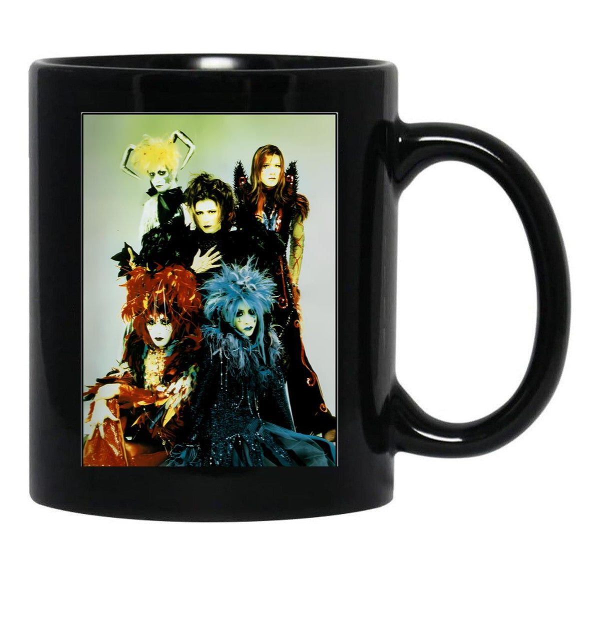 Malice Mizer Band Photo Black Coffee Mug, Gift Coffee Mug - Black