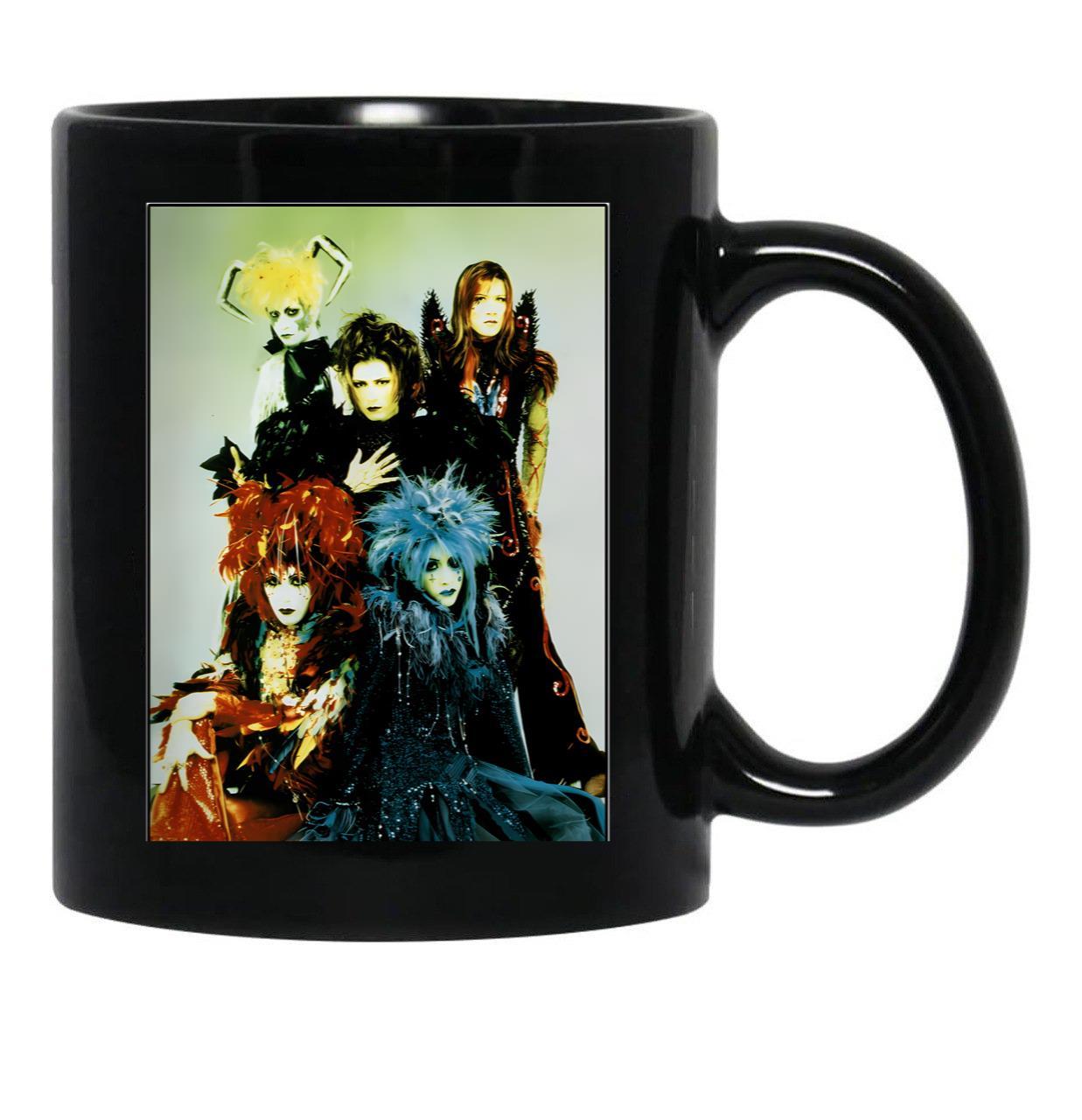 Malice Mizer Band Photo Black Coffee Mug, Gift Coffee Mug - Black