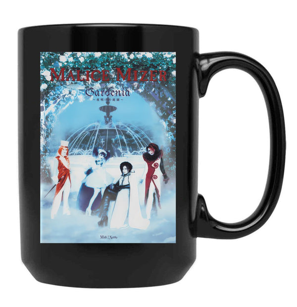 Malice Mizer Gardenia Black Coffee Mug, Gift Coffee Mug