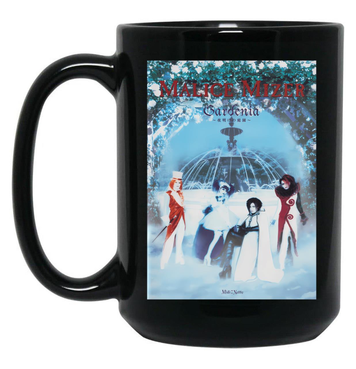 Malice Mizer Gardenia Black Coffee Mug, Gift Coffee Mug