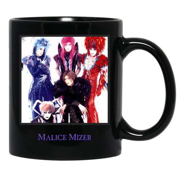 Malice Mizer - Merveilles - Gackt Mana Kami Black Coffee Mug, Gift Coffee Mug - Black