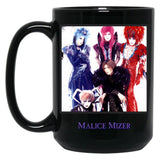 Malice Mizer - Merveilles - Gackt Mana Kami Black Coffee Mug, Gift Coffee Mug