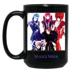 Malice Mizer - Merveilles - Gackt Mana Kami Black Coffee Mug, Gift Coffee Mug