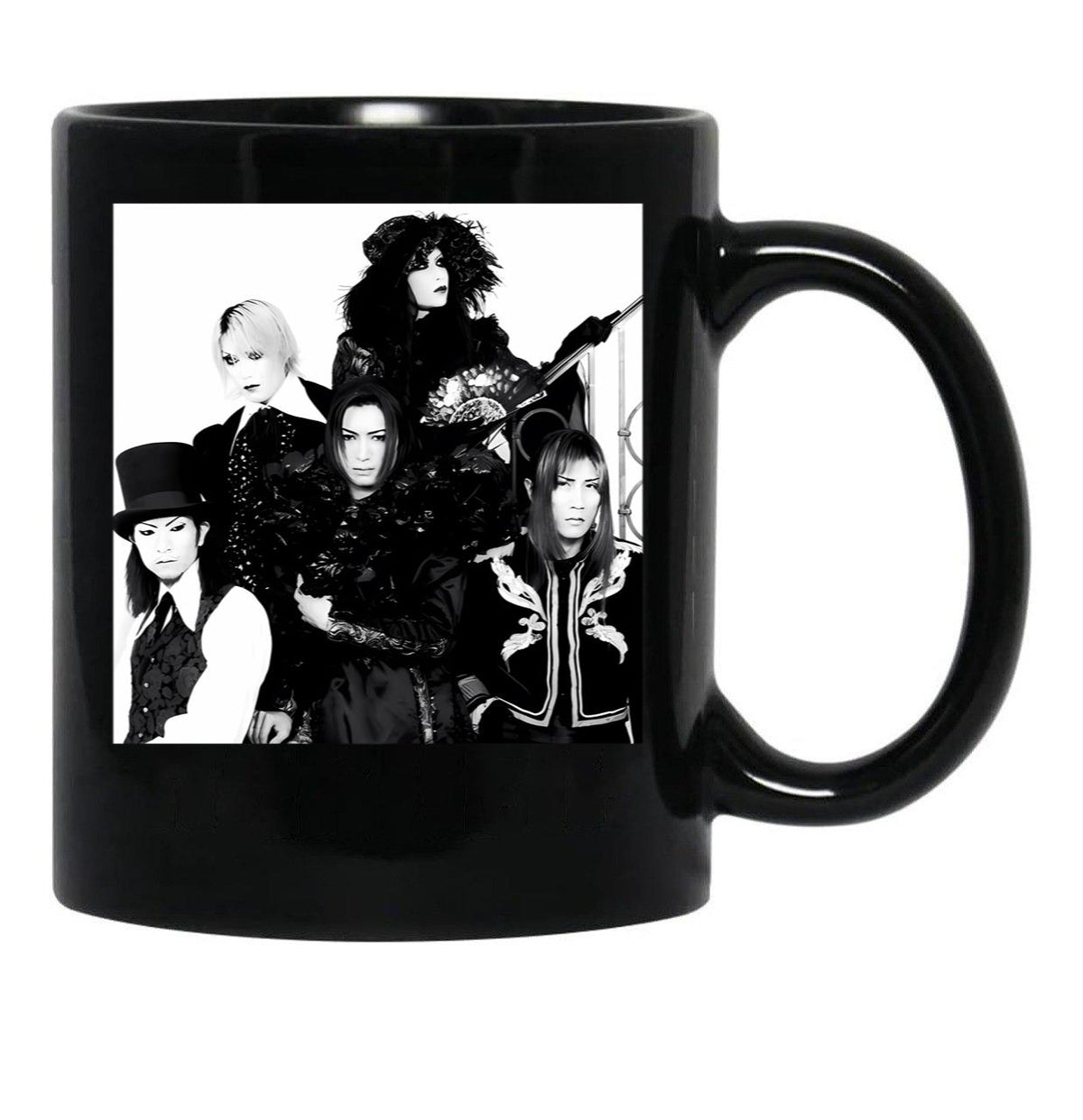 Malice Mizer (3) Black Coffee Mug, Gift Coffee Mug - Black