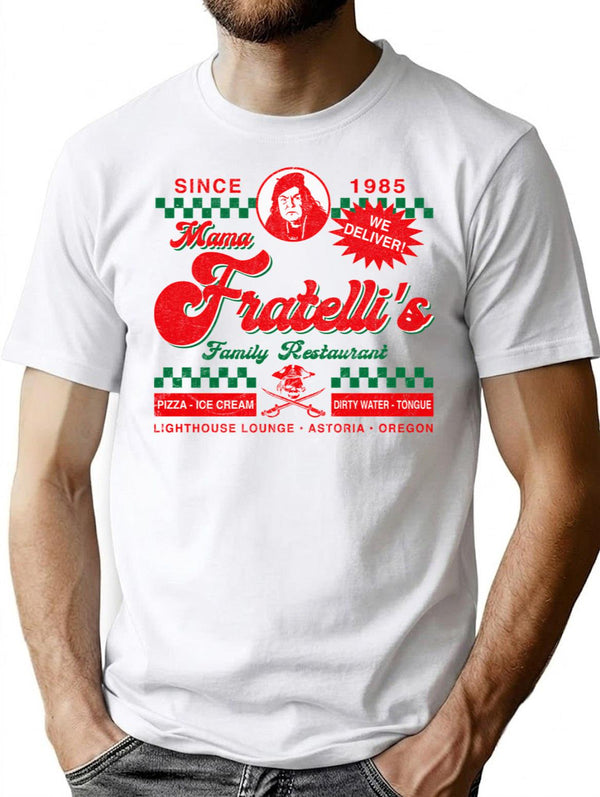 Mama Fratelli'S Restaurant Lts T-Shirt for Men & Women, T-Shirts Graphic Tee - White