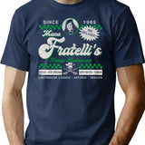 Mama Fratelli'S Restaurant T-Shirt for Men & Women, T-Shirts Graphic Tee - Navy