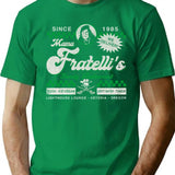 Mama Fratelli'S Restaurant T-Shirt for Men & Women, T-Shirts Graphic Tee - Green