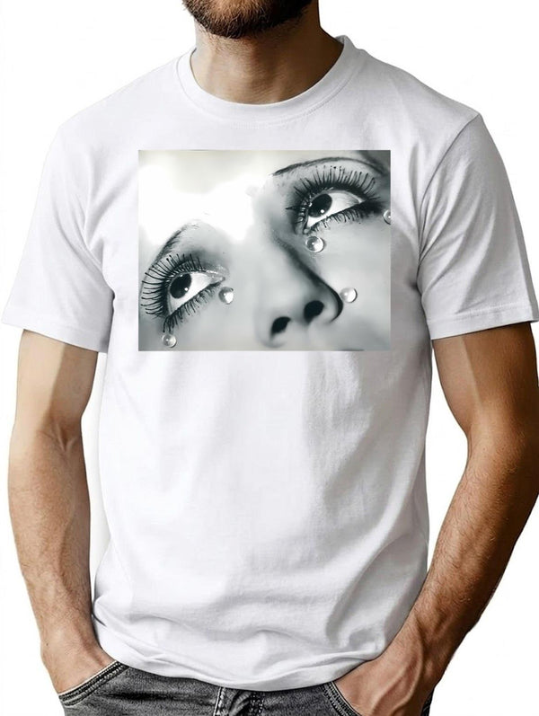 Man Ray T-Shirt for Men & Women, T-Shirts Graphic Tee - White