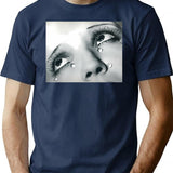 Man Ray T-Shirt for Men & Women, T-Shirts Graphic Tee - Navy