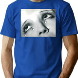 Man Ray T-Shirt for Men & Women, T-Shirts Graphic Tee - Blue