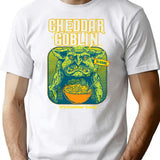 Mandy Cheddar Goblin Premium Heavyweight Cotton T-Shirt - White