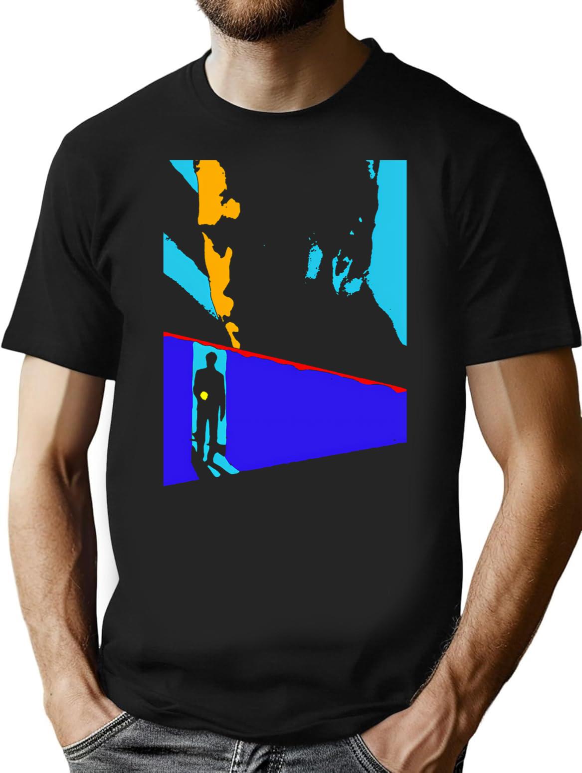 Manhunter T-Shirt for Men & Women, T-Shirts Graphic Tee - Black