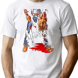 Maniac T-Shirt for Men & Women, T-Shirts Graphic Tee - White